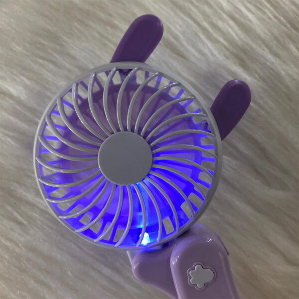 Ventilador Portátil Roxo Coelho - Chao Sheng - Image 3